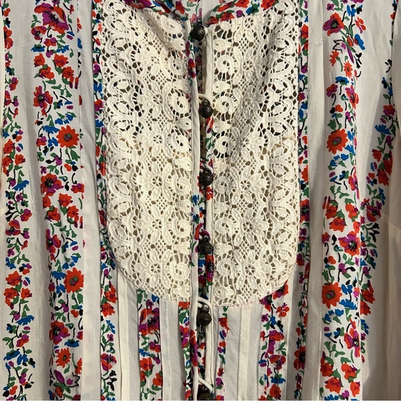Anthropologie Maeve Floral Top Size 0 - Picture 7 of 7